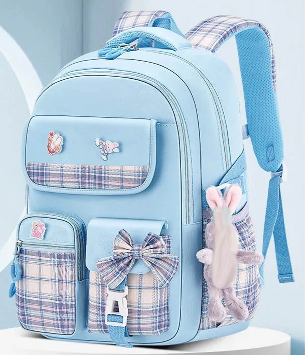 Sac à dos à carreaux ergonomique